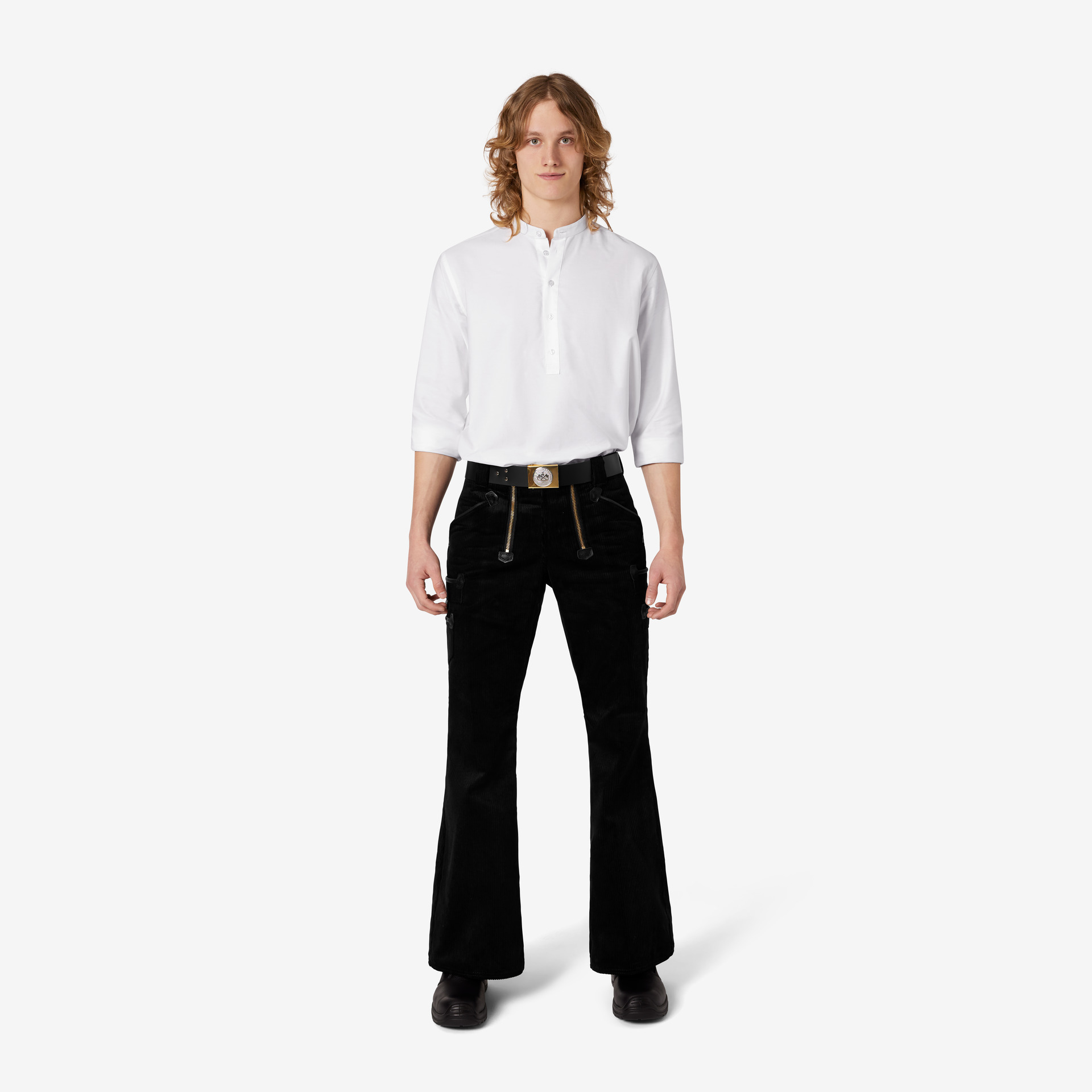 FHB GUSTAV Zunfthose Trenkercord Dreidraht mit Echtleder 60064Gustav60064GustavModel-2.jpg