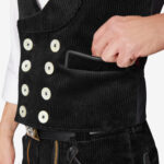 FHB FRITZ Zunftweste Trenkercord Dreidraht mit Echtleder 60616Fritz60616FritzDetail-3.jpg