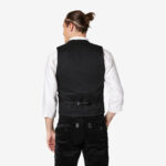 FHB FRITZ Zunftweste Trenkercord Dreidraht mit Echtleder 60616Fritz60616FritzModel-4.jpg