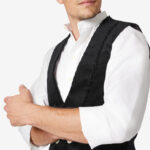 FHB FRITZ Zunftweste Trenkercord Dreidraht mit Echtleder 60616Fritz60616FritzModel-5.jpg