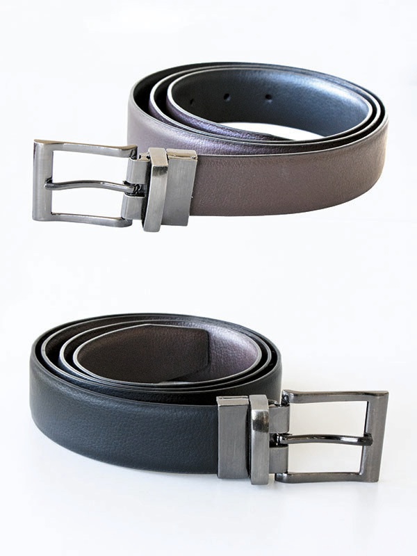 KX152 Korntex Elegant Two-Color Reversible Belt Schaffhausen