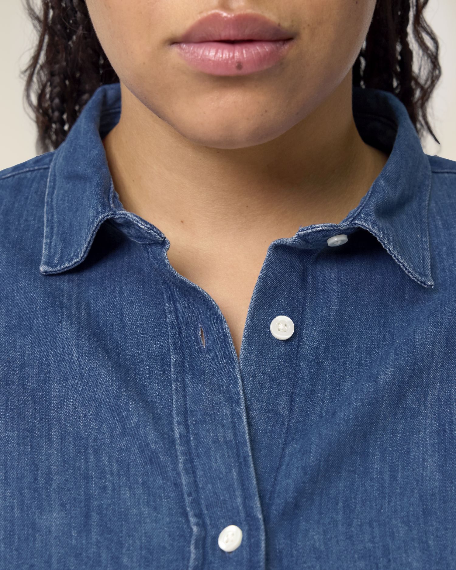Stella Denim Shirt Front Detail