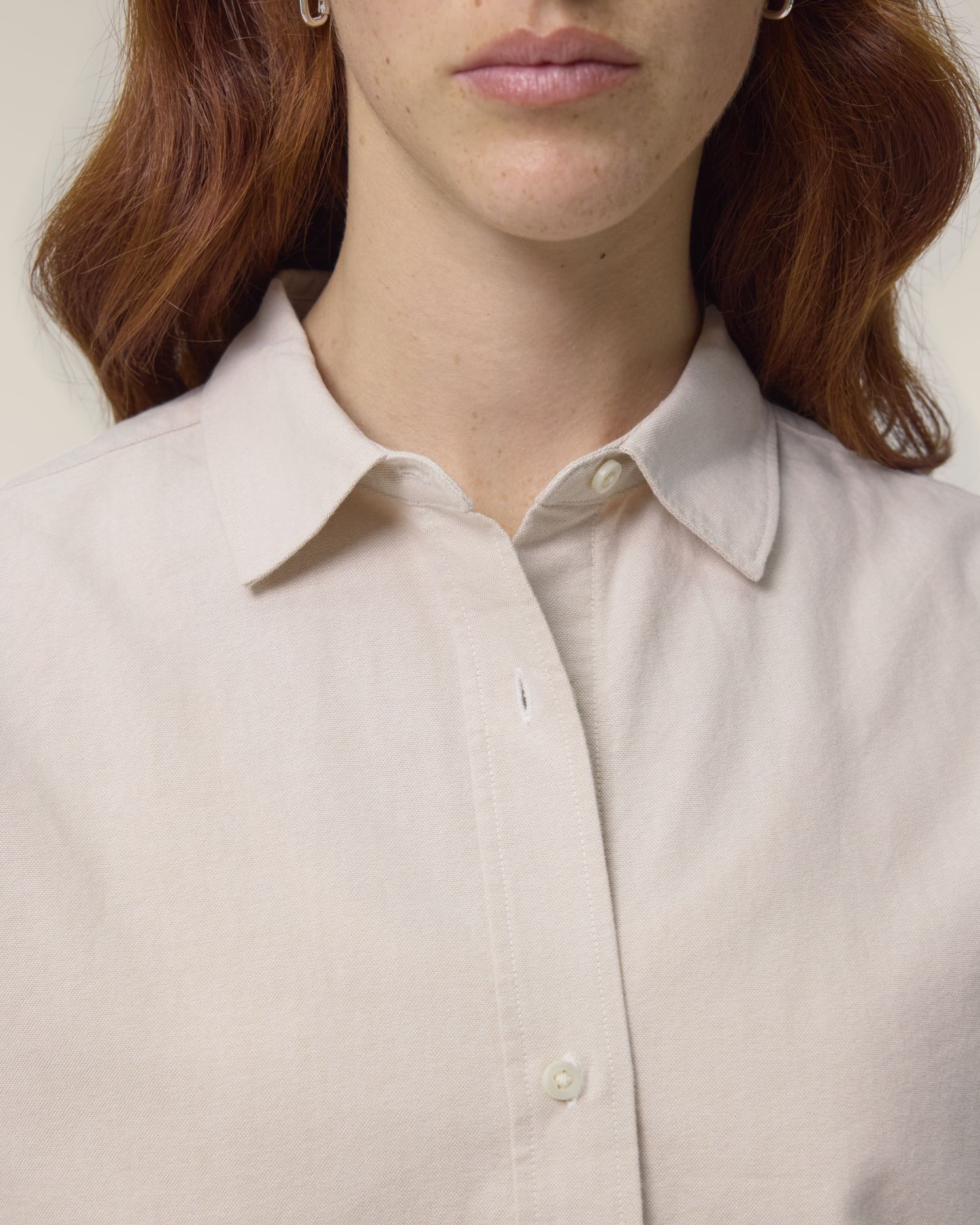 Stella Oxford Shirt Front Detail