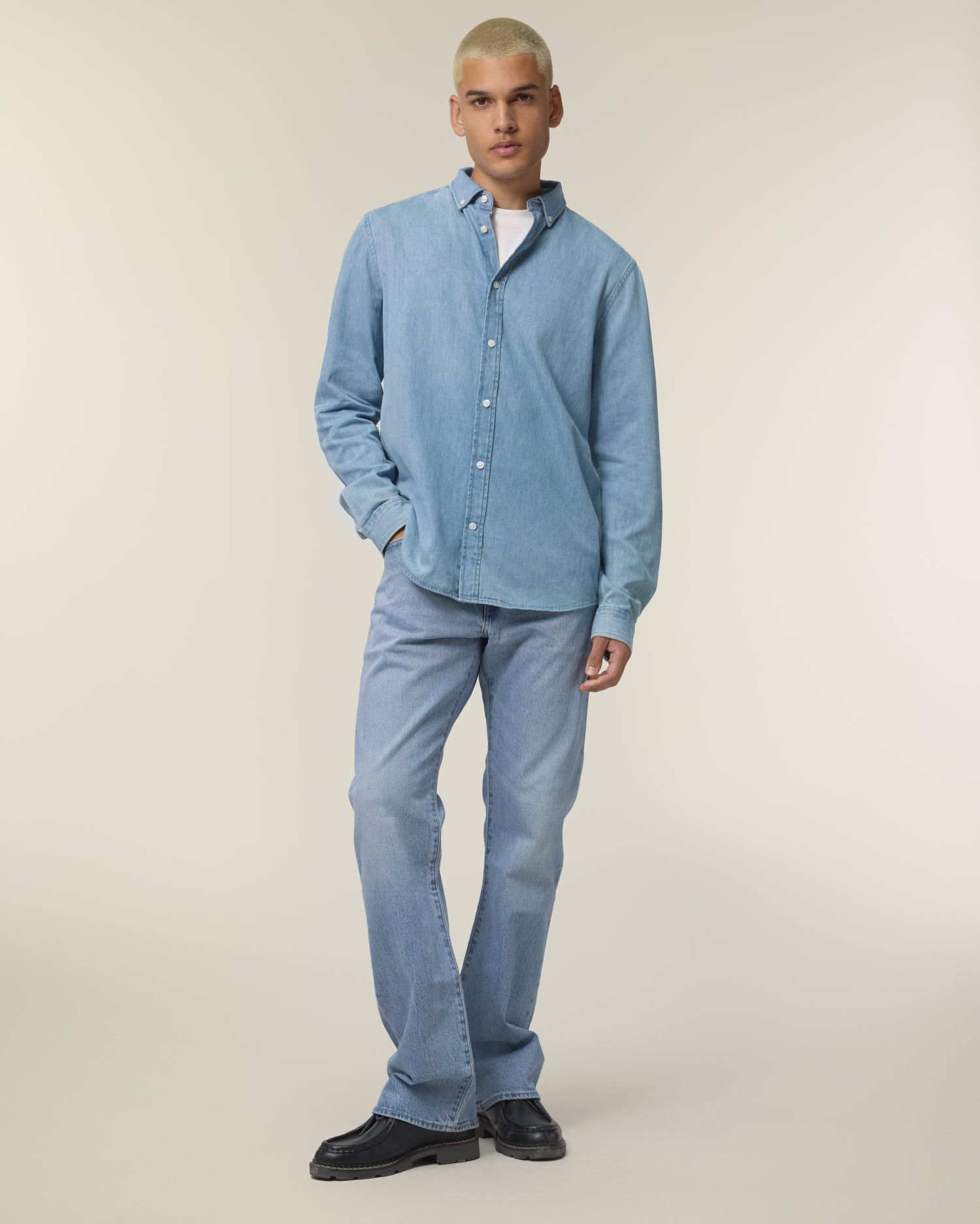 Stanley Denim Shirt Front Main