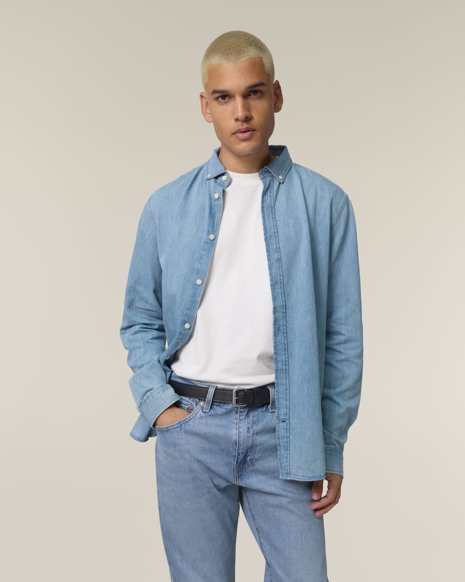 Stanley Denim Shirt Front Main