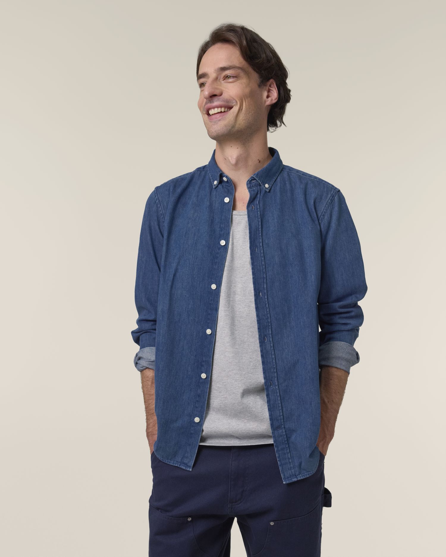 Stanley Denim Shirt Front Main