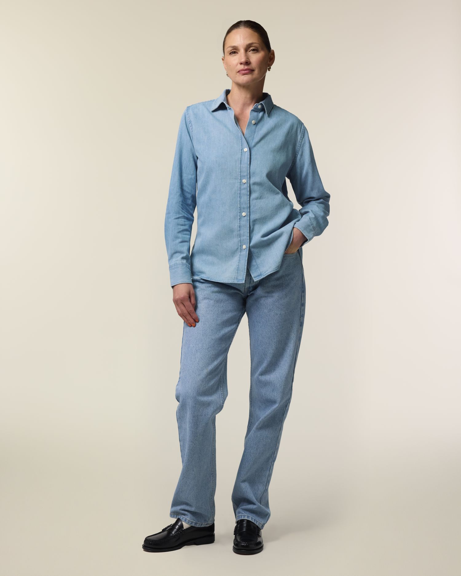 Stella Denim Shirt Front Main