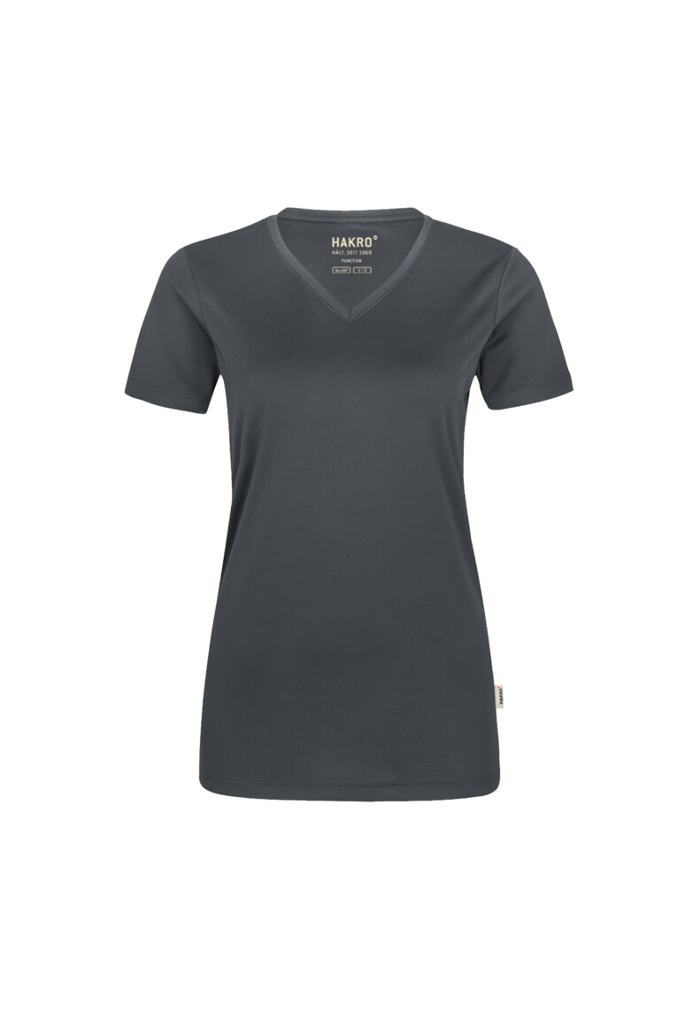 HAKRO Damen V-Shirt COOLMAX®