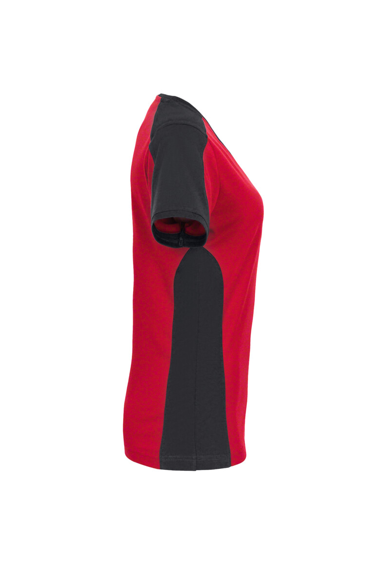 HAKRO Damen V-Shirt Contrast MIKRALINAR® - Produktbild