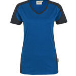 HAKRO Damen V-Shirt Contrast MIKRALINAR® - Produktbild