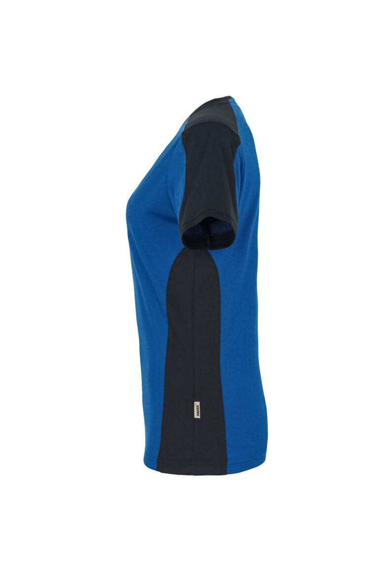 HAKRO Damen V-Shirt Contrast MIKRALINAR® - Produktbild