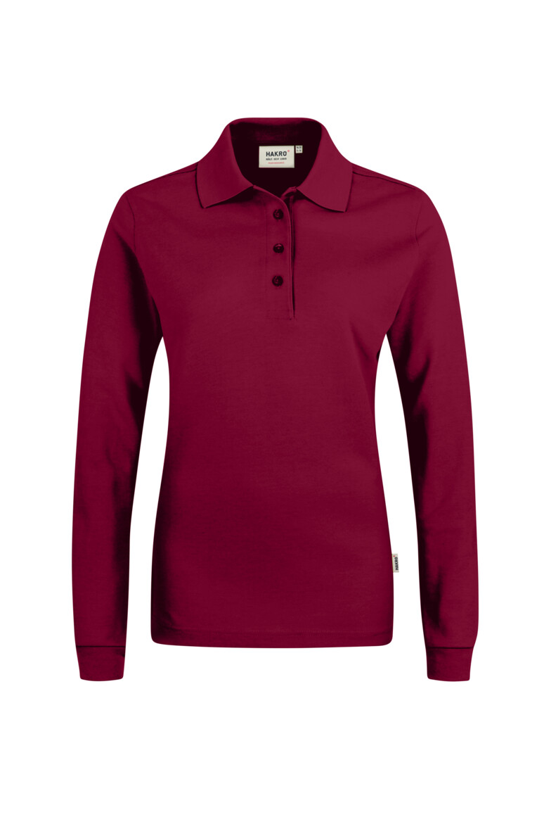 HAKRO Damen Longsleeve-Poloshirt MIKRALINAR®