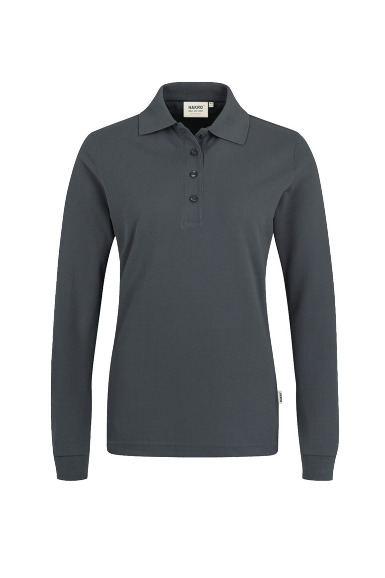 HAKRO Damen Longsleeve-Poloshirt MIKRALINAR®