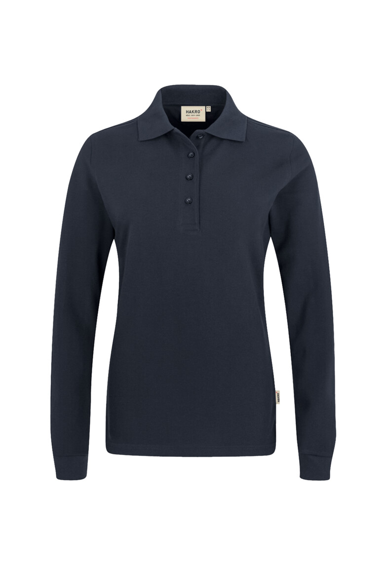 HAKRO Damen Longsleeve-Poloshirt MIKRALINAR®