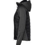 HAKRO Damen Kapuzen-Hybridjacke Contrast