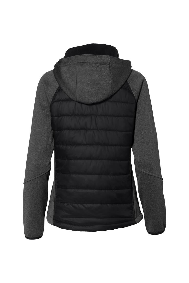 HAKRO Damen Kapuzen-Hybridjacke Contrast