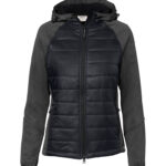 HAKRO Damen Kapuzen-Hybridjacke Contrast