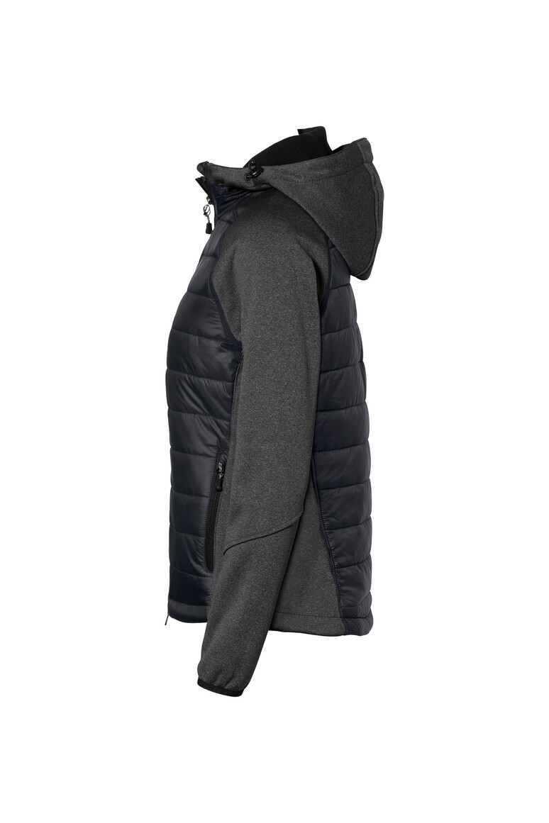 HAKRO Damen Kapuzen-Hybridjacke Contrast