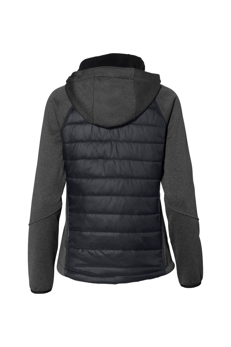 HAKRO Damen Kapuzen-Hybridjacke Contrast
