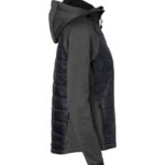 HAKRO Damen Kapuzen-Hybridjacke Contrast