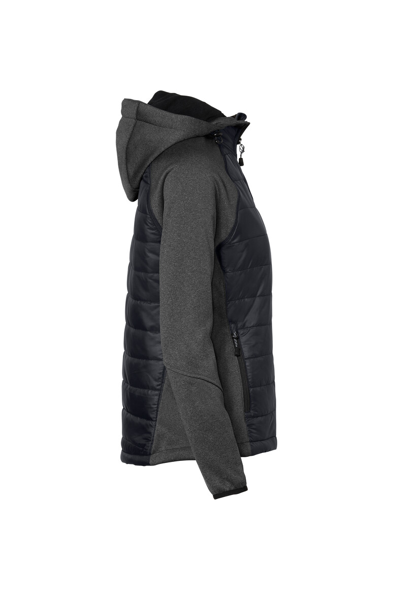 HAKRO Damen Kapuzen-Hybridjacke Contrast