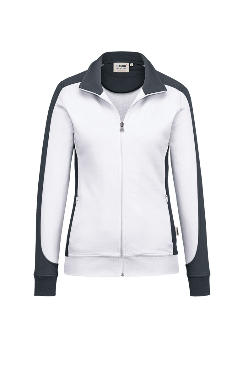 HAKRO Damen Sweatjacke Contrast MIKRALINAR® - Produktbild
