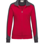 HAKRO Damen Sweatjacke Contrast MIKRALINAR® - Produktbild