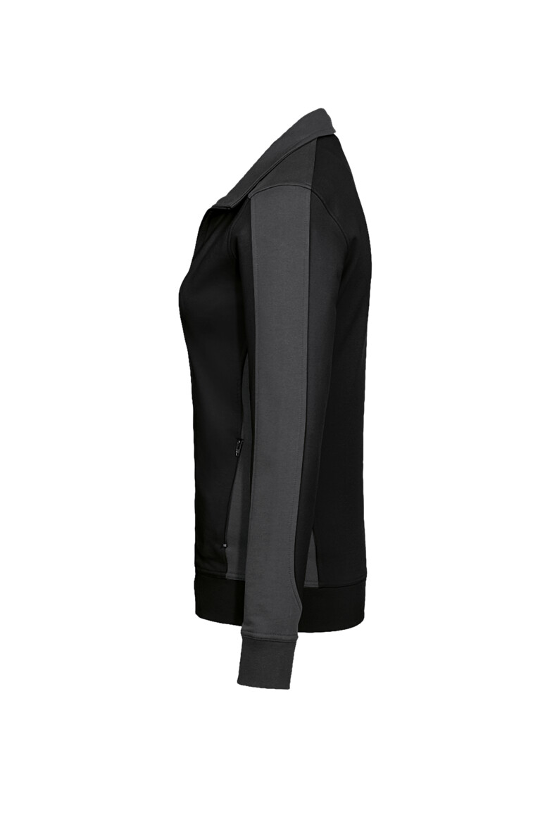 HAKRO Damen Sweatjacke Contrast MIKRALINAR® - Produktbild