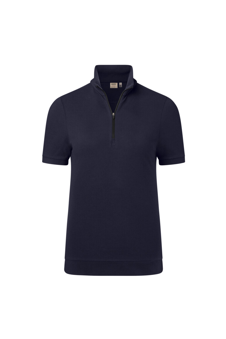HAKRO Damen Zip-Shirt Piqué MIKRALINAR® ECO