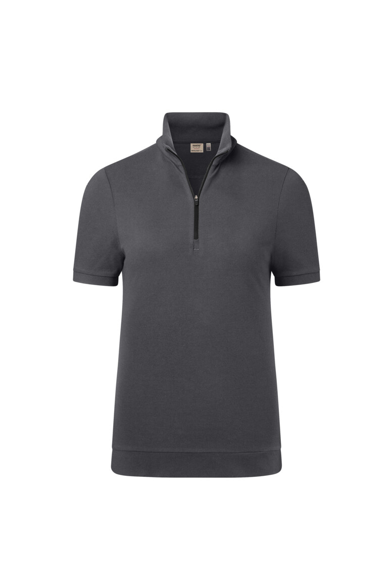 HAKRO Damen Zip-Shirt Piqué MIKRALINAR® ECO