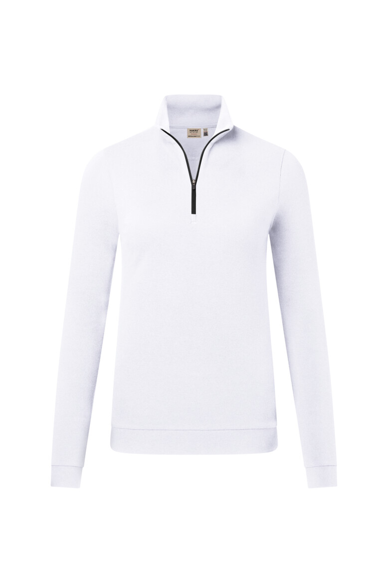 HAKRO Damen Zip-Longsleeve Piqué MIKRALINAR® ECO