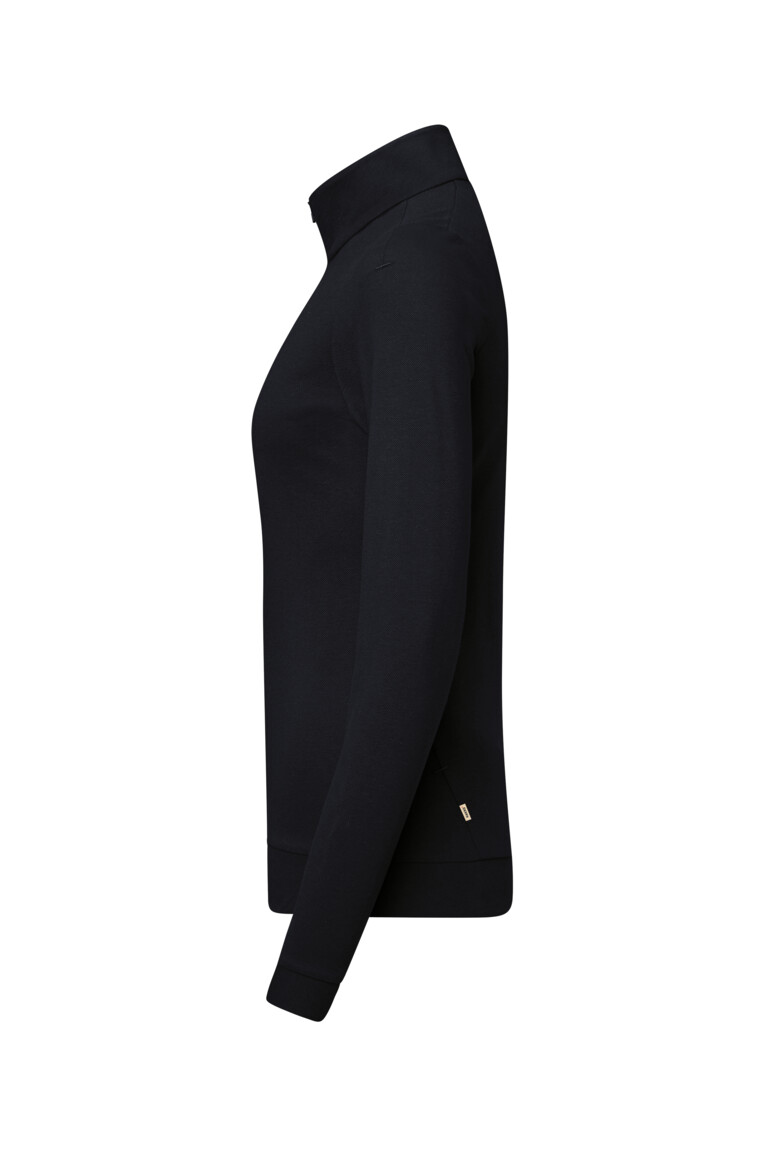 HAKRO Damen Zip-Longsleeve Piqué MIKRALINAR® ECO