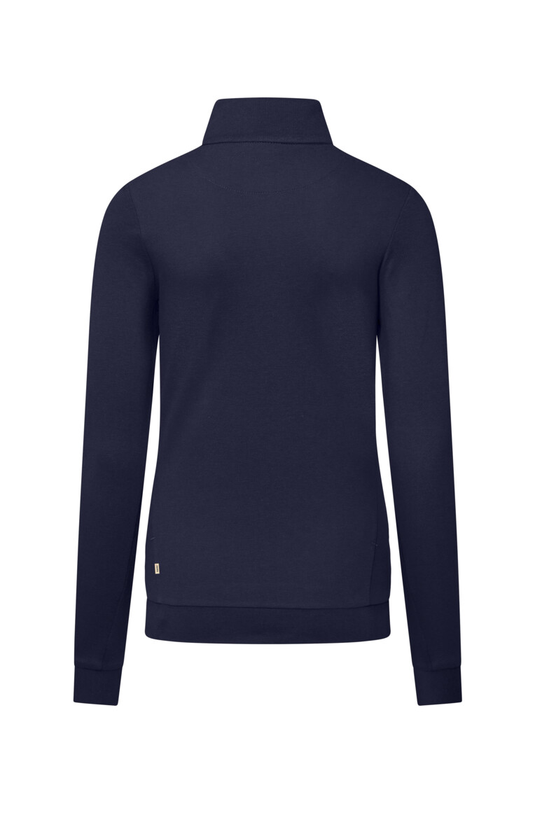 HAKRO Damen Zip-Longsleeve Piqué MIKRALINAR® ECO