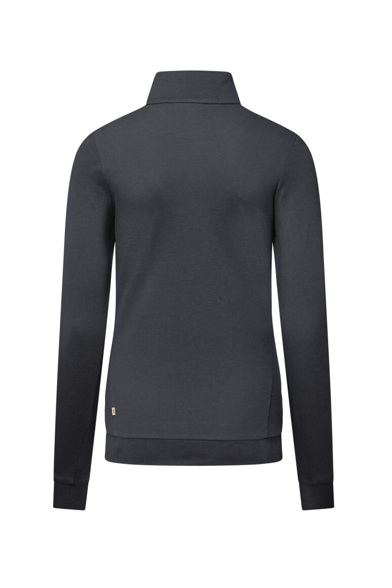 HAKRO Damen Zip-Longsleeve Piqué MIKRALINAR® ECO