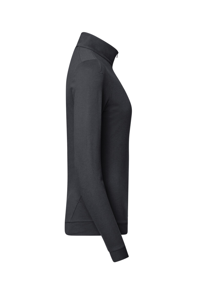 HAKRO Damen Zip-Longsleeve Piqué MIKRALINAR® ECO