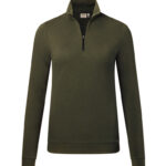 HAKRO Damen Zip-Longsleeve Piqué MIKRALINAR® ECO