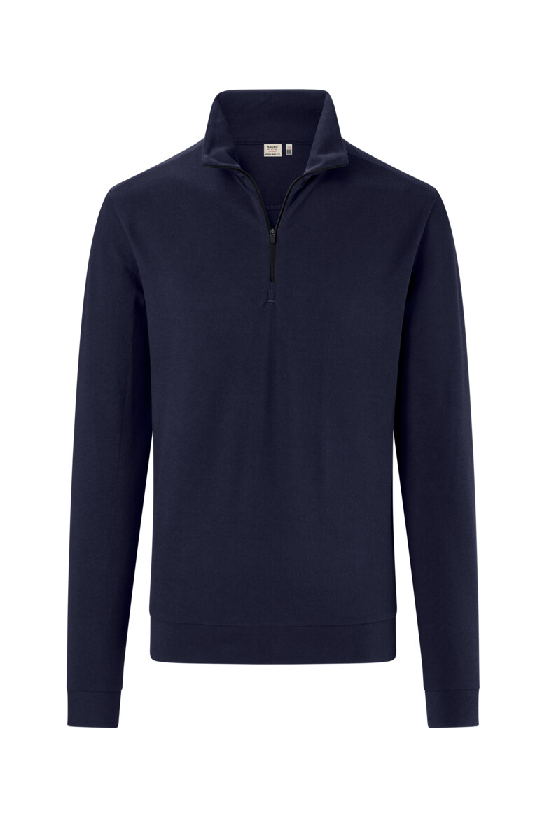 HAKRO Zip-Longsleeve Piqué MIKRALINAR® ECO