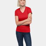 HAKRO Damen V-Shirt Classic