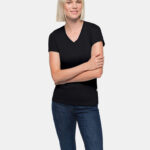 HAKRO Damen V-Shirt Classic