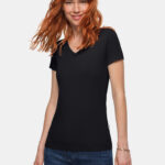 HAKRO Damen V-Shirt Stretch