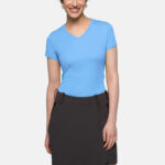 HAKRO Damen V-Shirt COOLMAX®