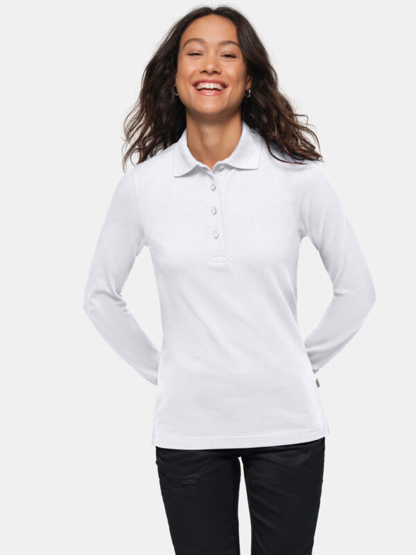 HAKRO Damen Longsleeve-Poloshirt MIKRALINAR®
