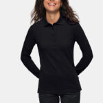 HAKRO Damen Longsleeve-Poloshirt MIKRALINAR®
