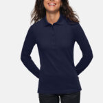 HAKRO Damen Longsleeve-Poloshirt MIKRALINAR®