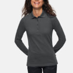 HAKRO Damen Longsleeve-Poloshirt MIKRALINAR®