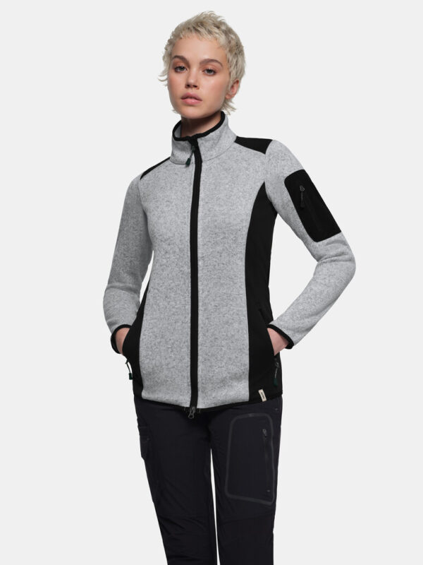 HAKRO Damen Strickfleecejacke