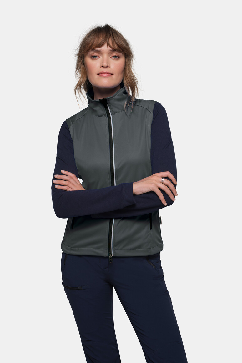 HAKRO Damen Light-Softshellweste