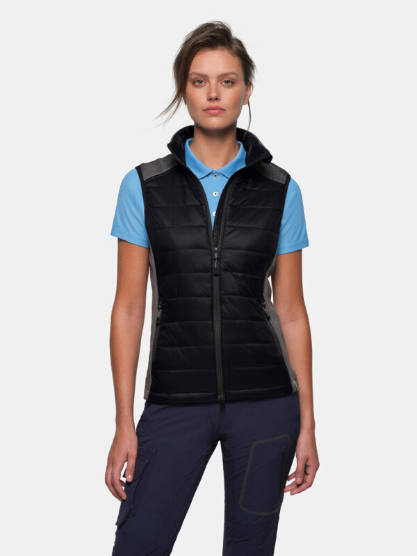 HAKRO Damen Hybridweste Contrast