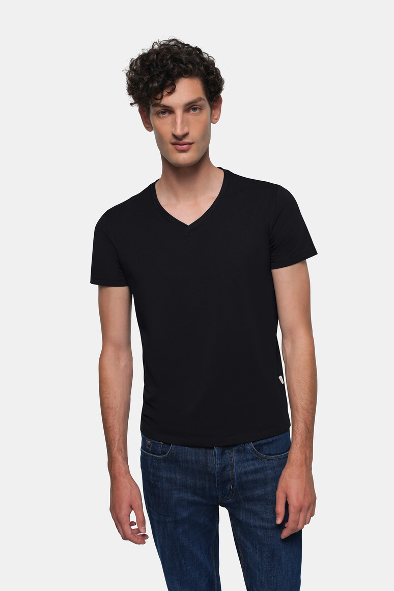 HAKRO V-Shirt Stretch