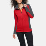 HAKRO Damen Sweatjacke Contrast MIKRALINAR® - Produktbild